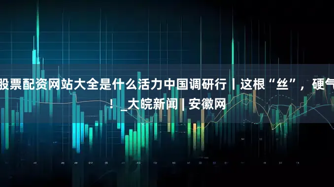 股票配资网站大全是什么活力中国调研行丨这根“丝”，硬气！_大皖新闻 | 安徽网